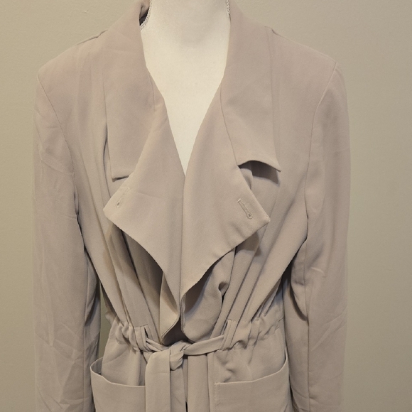 Eliane Rose Chic Women's Trench Coat in Light Beige XL New - Picture 3 of 10